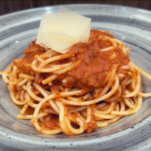 Spaghetti Napoli with Home Pomodoro Sauce Pizzeria donut bar Balwyn north